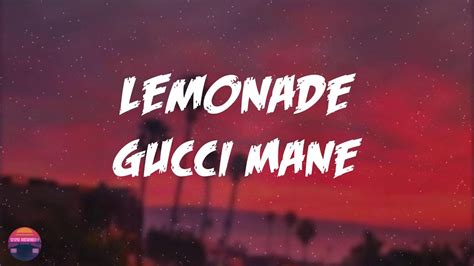 lemonode gucci|gucci mane lemonade lyrics meaning.